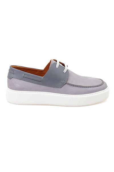 Desa Ανδρικά δερμάτινα casual παπούτσια Elania Grey