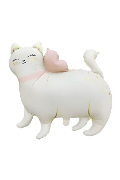 parti sürprizi Sevimli Kedi Şekilli Folyo Balon Ayaklı 1 Adet