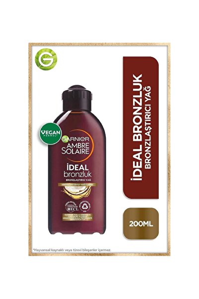 Garnier Ambre Solaire Ideal Bronzluk Bronzlaştırıcı Yağ 200Ml