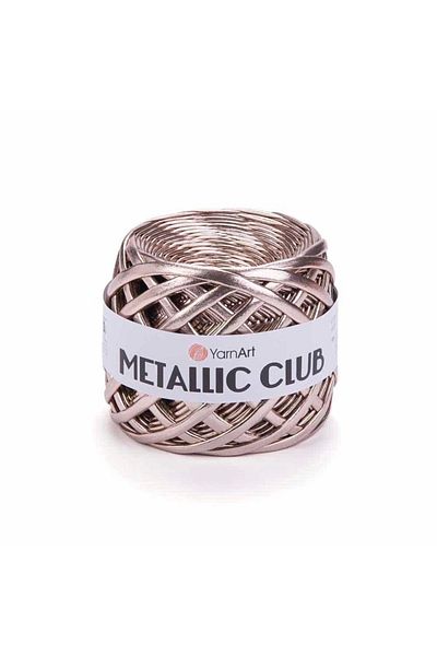 Yarnart Metallic Club - Knit Lanyard 8103-Beige Fabric