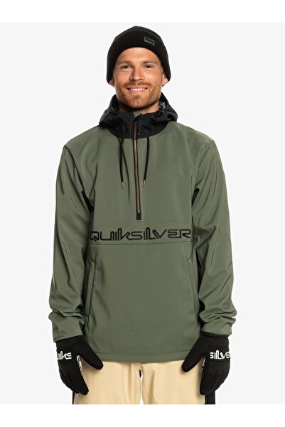 Quiksilver Мъжка поларна блуза с яка Haki EQYFT04835 Live For The Ride