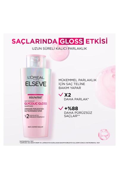 ELSEVE Glycolic Gloss Mükemmel Parlaklık 200ml X 2 Ve Rosie Pamuk