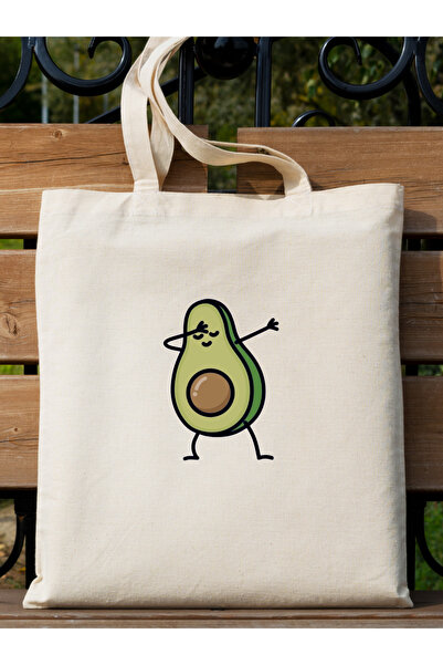 Cemira Avocado Unisex Y2k Pinterest Retro υφασμάτινη τσάντα - Tote Shopper Bag