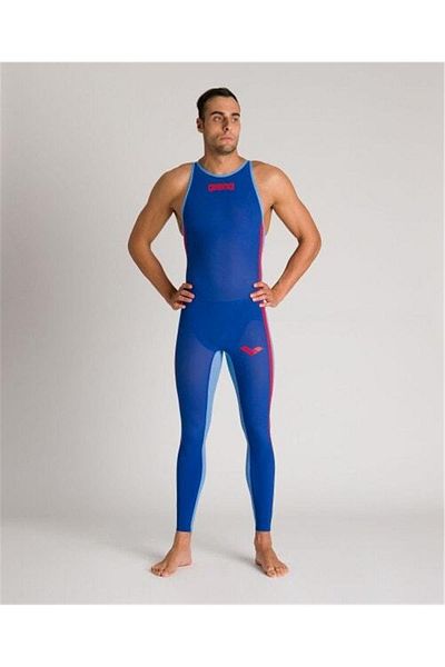 ARENA Powerskin R-Evo+ Men's Race Swimsuit - Ocean Blue