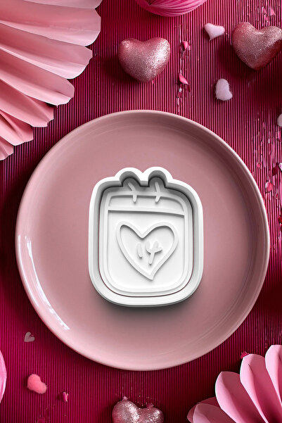 Deep Sweet عيد الحب 14 تقويم قالب الكوكيز القاطع العجين المشكل