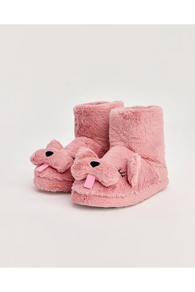 Chirpy Fant - Dog Figured Women's Slippers