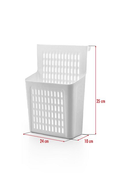 EWs Hanging Closet Organizer & Basket Shelf Organizer & Multi-Purpose Organizer & Detergent Shampoo