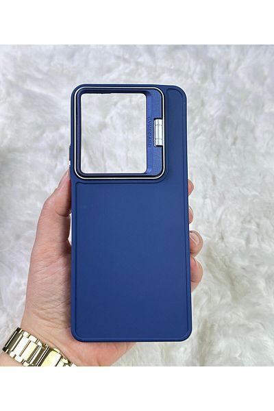 Vip Case INFINIX Note 30 - حافظة من الجلد السويدي مع مفتاح يمكن وضعه وسهل الضغط