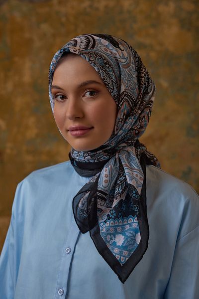 Şalland Shalland Ethnic Pattern Scarf