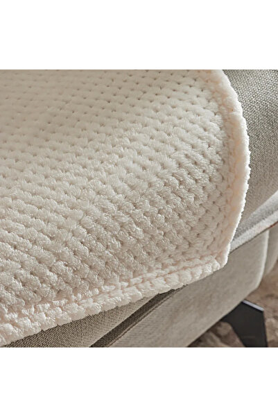 Karaca Home Pearl Baby Fleece Wellsoft, TV Blanket, White