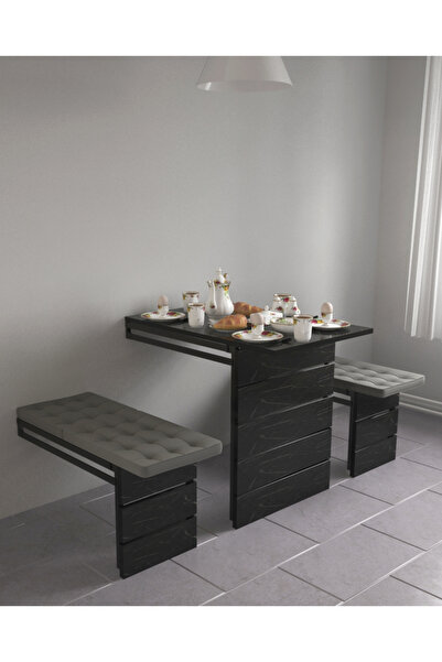 Home Dekreasyon Zenit Iki Tabureli Katlanır Yemek Masası