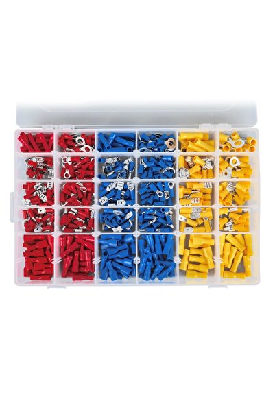 Powermaster PM-25982 Muhtelif Ölçülerde Kablo Pabuç (480 Parça)