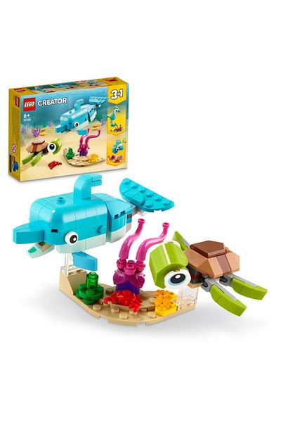 LEGO Creator 3 in 1 Dolphin and Turtle 31128
