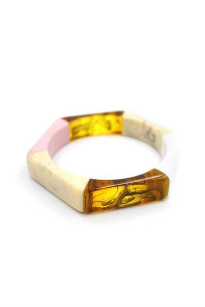 MENESSA Pink Bone Bracelet