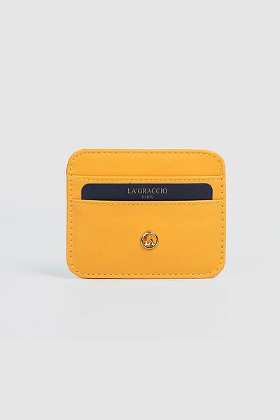 La La'Graccio Paris La'Graccio Paris Shurpa Card Holder muștar