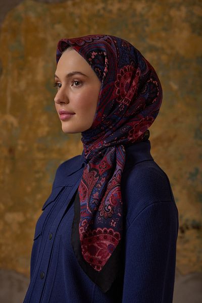 Şalland Shalland Ethnic Pattern Scarf