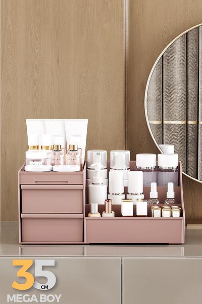 Pufwin Home منظم فرش مكياج ومستحضرات التجميل متعدد الأغراض من Sultan Drawers Xl