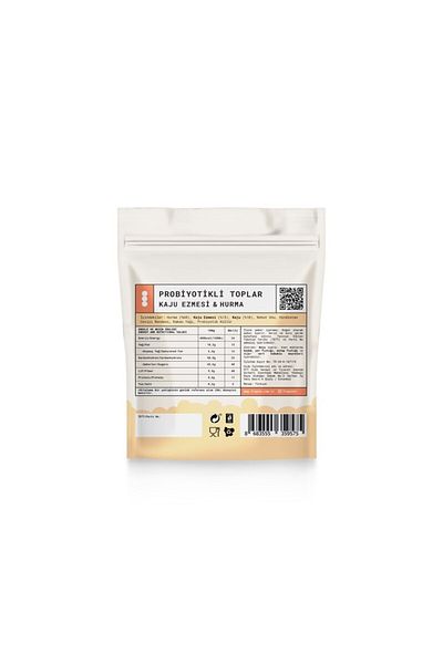 FROPİE Probiotic Fruit Balls - Coconut Coated & Cashew Butter X 12