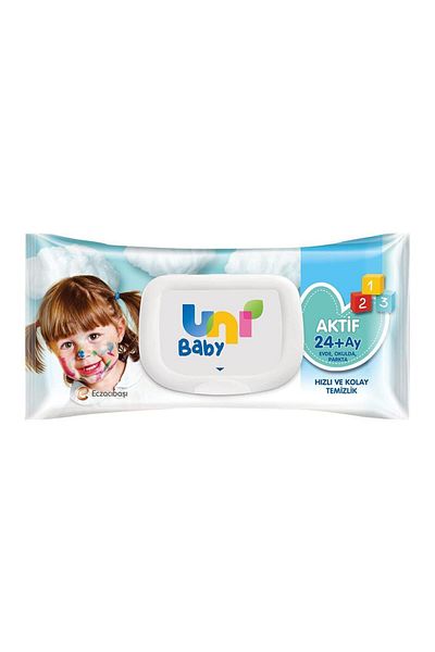 Uni Baby 1X72 Active Wet Wipes