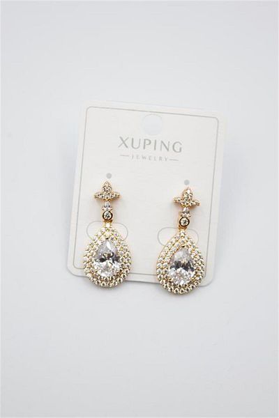 MENESSA Jewelled Earrings - White