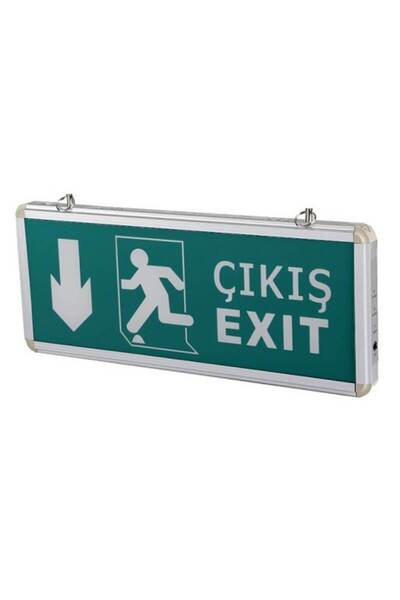 Cata 3W Exit Çıkış Armatürü LED 3 Saat Akülü CAT CT-9167
