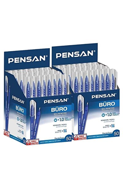 Pensan 2270 Büro Tükenmez Kalem 1.0 Mm Mavi 100 Adet