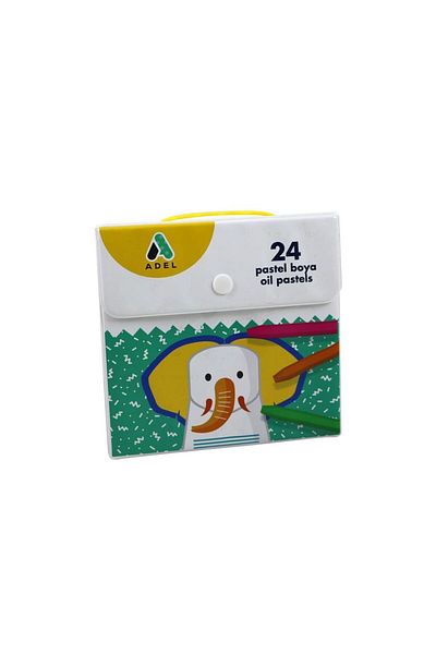 Adel 24 Color Pastel Paint with Bag4281824002