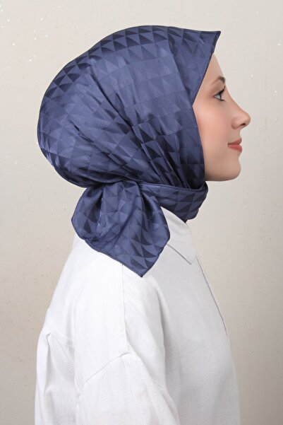 Eşarppark Golden Jakar Eşarp 4138-7 Kot Mavisi