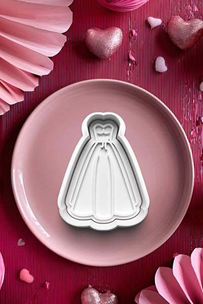 Deep Sweet فستان زفاف عيد الحب - قالب كوكيز، مشكل زلابية