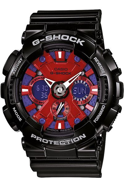 Casio ساعة يد رجالية G-shock Ga-120b-1adr