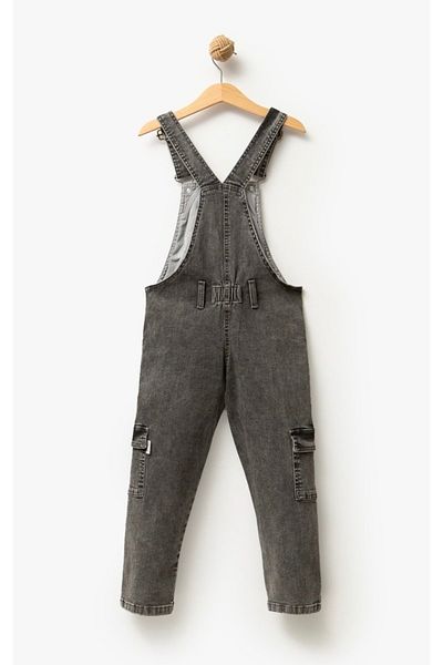 Ufuk Çizgisi Unisex 5-8 Years Old Denim Salopette