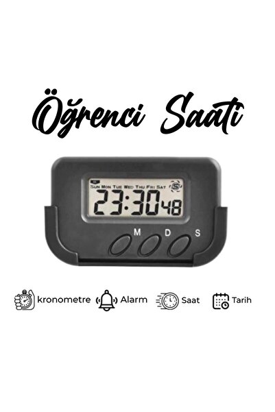 FAVBOX Öğrenci Saati - Kronometreli Ders Çalışma Saati - Dijital Masa Saati