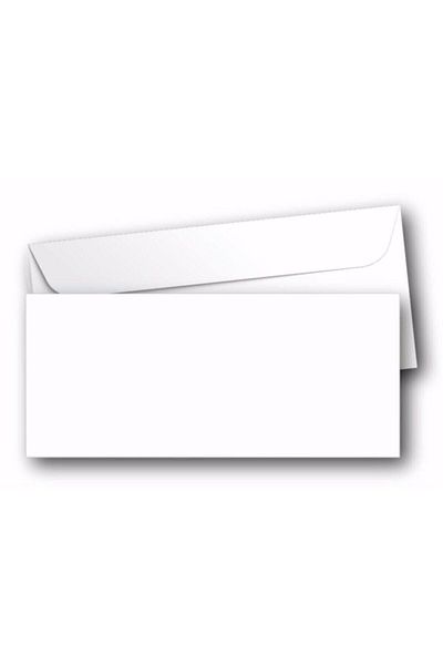 Diplomat 100 White Envelopes - 105X240, 110 g
