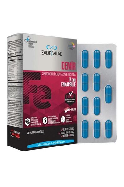 Zade Vital Iron 30 Hard Capsule