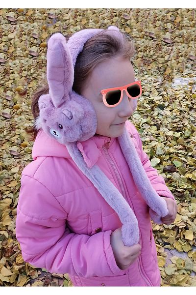 Gökbin Winter Plush Pumping Moving Sound Rabbit Earmuffs Gift Beanie Hat 1Pc