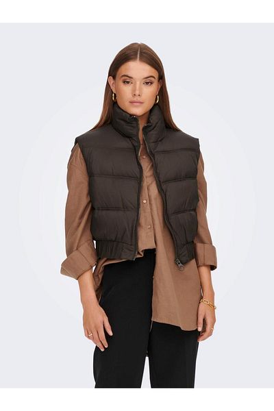 ONLY Onlcarol Short Puffer Waıstcoat Bf Otw