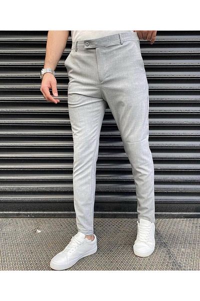 HBT New Season Men's Black Relaxed Fit Legendary Fabric Pants