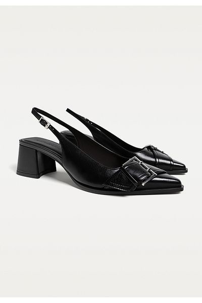 Stradivarius Heeled ballet flats with buckle