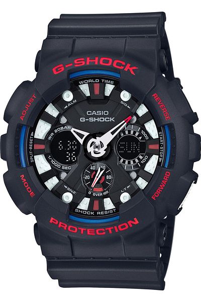 Casio ساعة يد رجالية G-shock Ga-120tr-1adr