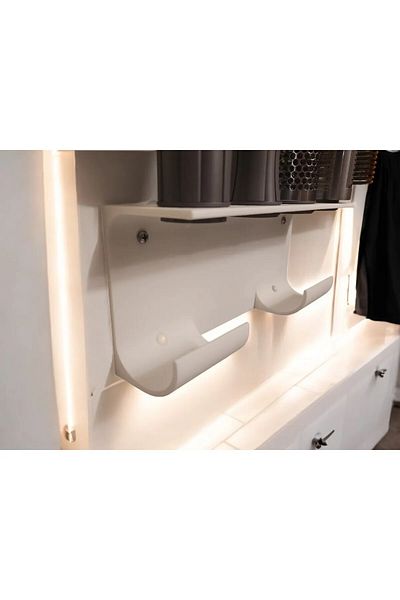 DLC3DDESIGN Σταντ Organizer Hair Styler Συμβατό με Airwrap - Επιτοίχιος