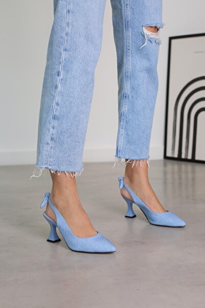 Stil Durağı ELENİ 5 CM TOPUKLU YENİ SEZON TOPUKLU AYKAKABI KOT
