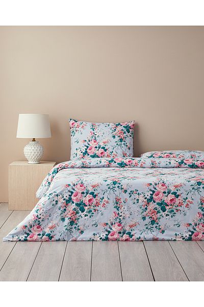English Home Sada povlečení na dvojitou přikrývku Mystic Rose modrá