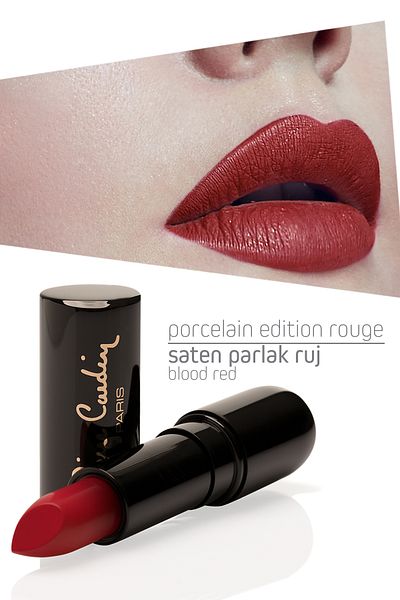 Pierre Cardin Porcelain Edition Lipstick - Blood Red - 243