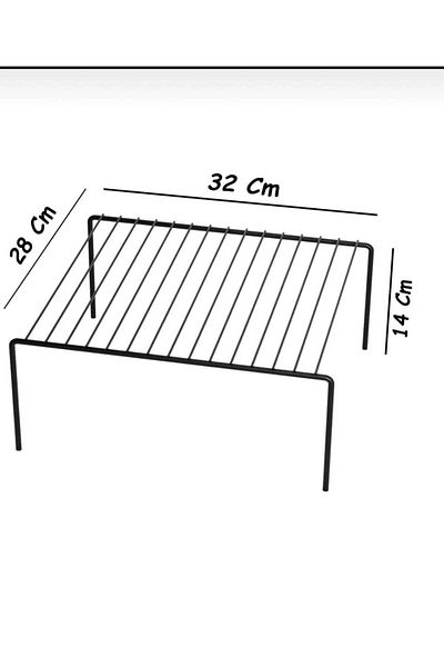 METALAY Organizator pentru dulap - Alb - Blat Baie Farfurie Cupa Organizare bucatarie