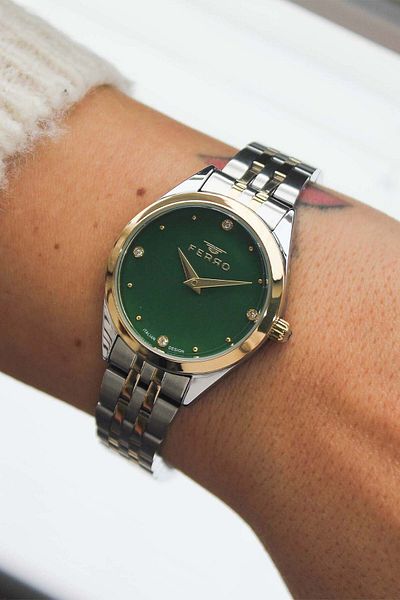 FERRO F40141D6 Women's Watch with Steel Band