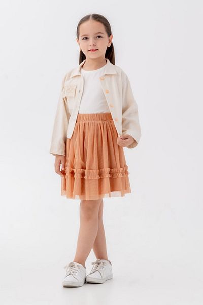HAUSEkids 2-9 Years Festo Cotto Girl's 3-Piece Set -Caramel