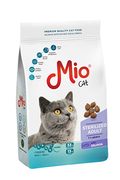 MİO Somonlu Kısırlaştırılmış Kedi Maması 1kg