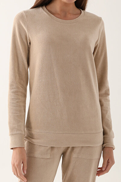 Arnetta Mink Women's Long Sleeve Pajama Set