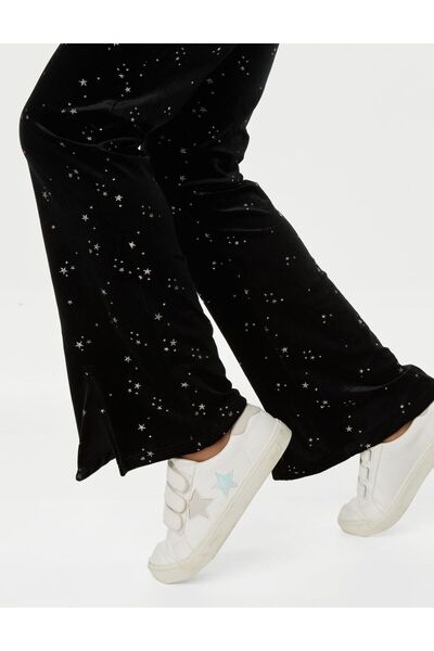 Marks & Spencer Flared Fit Kadife Legging Tayt (6-16 Yaş)