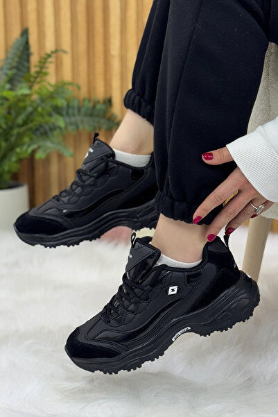 SOLAZER Γυναικεία Μαύρα Αθλητικά Παπούτσια Καθημερινά Άνετα Αθλητικά Παπούτσι...